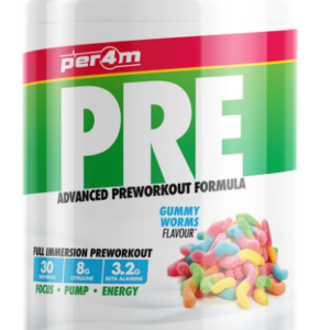 Per4m Pre Workout Sour Gummy Worm 570g