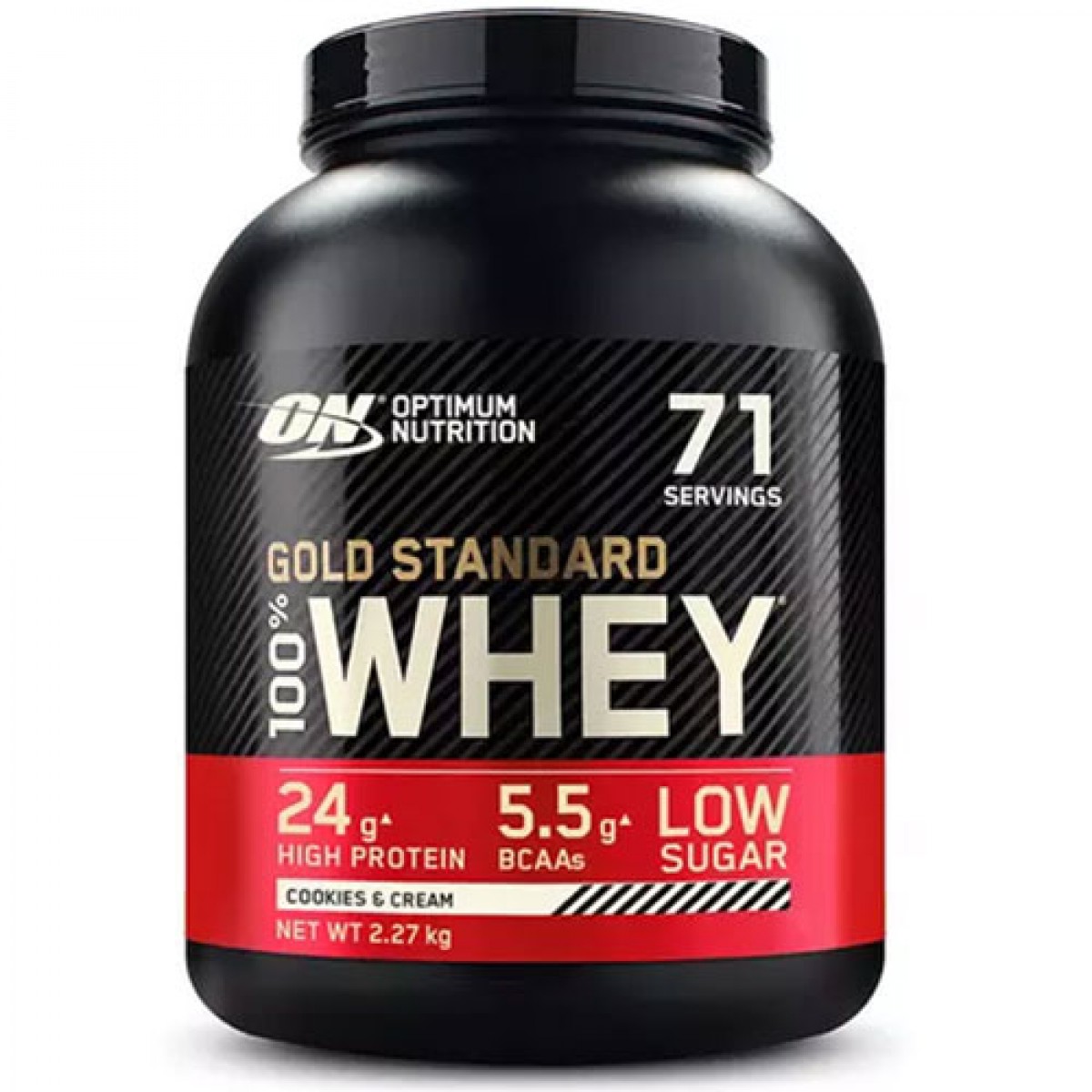 Optimum Nutrition Gold Standard 100% Whey Cookies & Cream 2.27kg