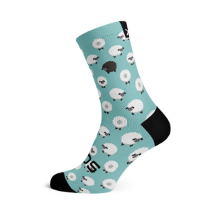 Sox Footwear Blue Sheep on white background